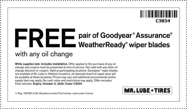 wiper coupon