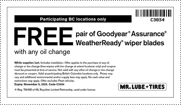 wiper coupon