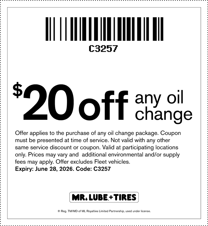 Spring Savings $20